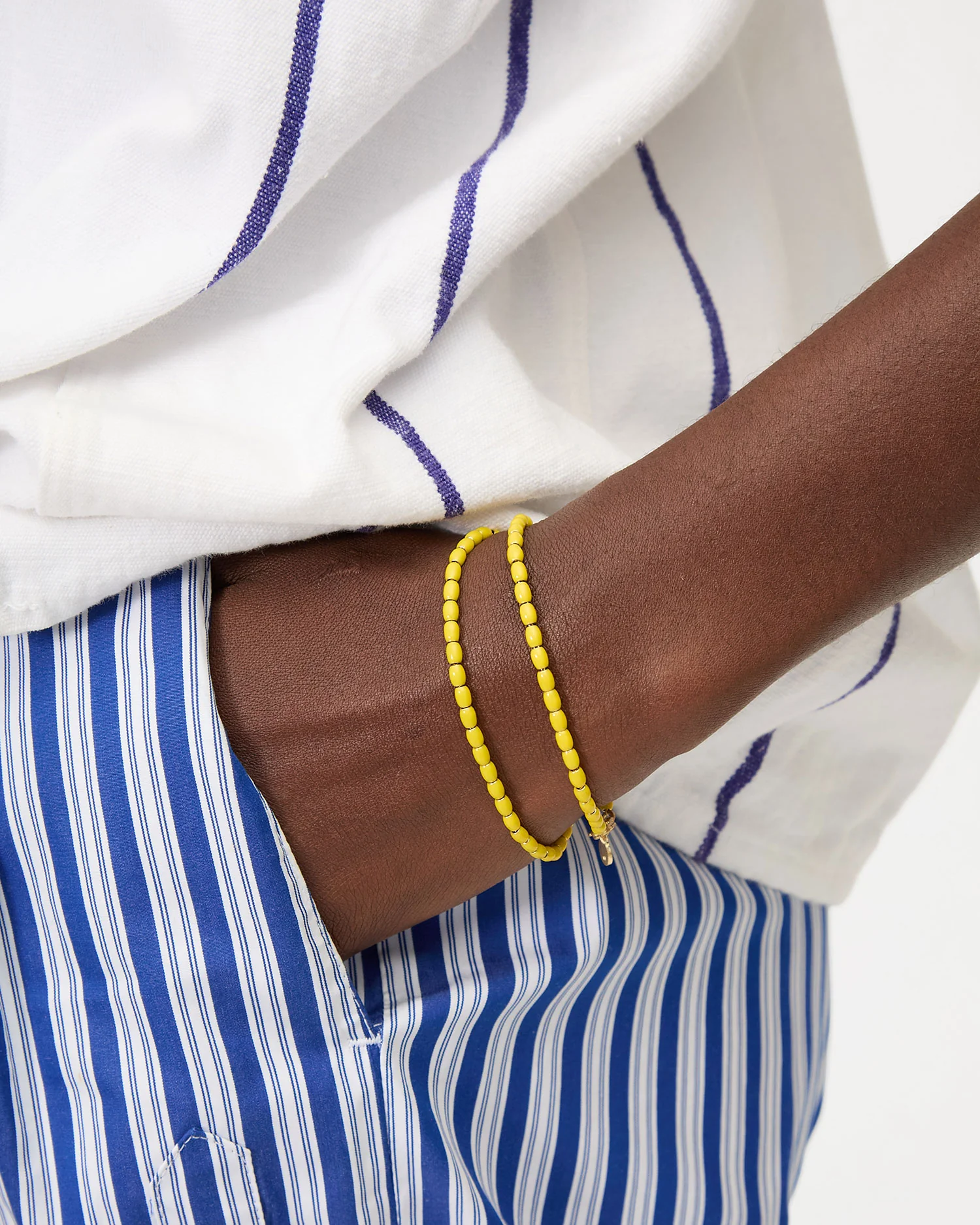 Enamel Barrel Chain Bracelet - Image 3