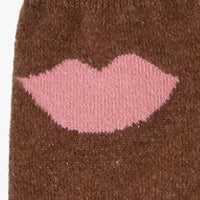 Lips Cashmere Crew Socks - Image 4