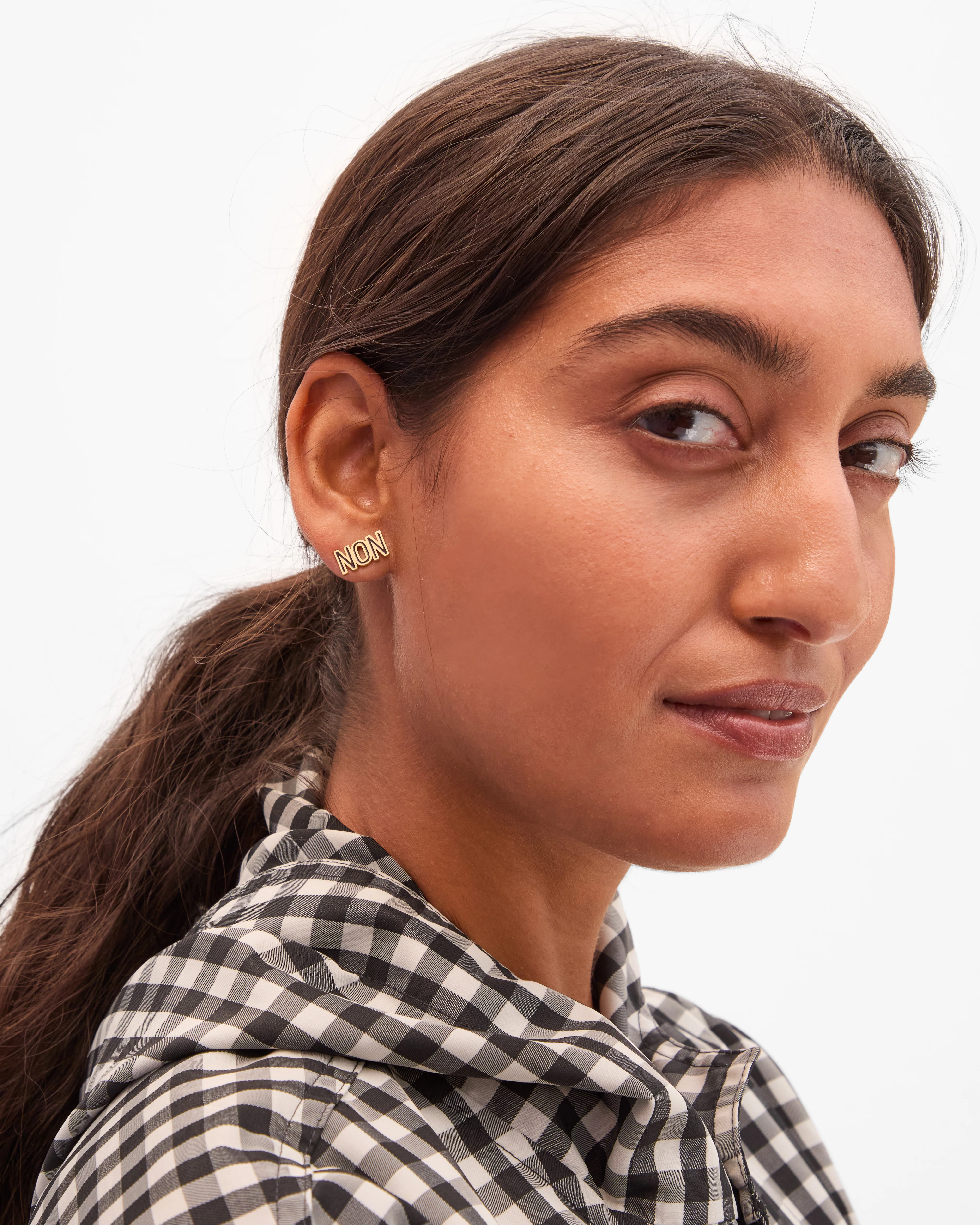 Oui Non Stud Earrings - Image 3