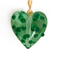 Polka Dot Heart Charm - Image 3