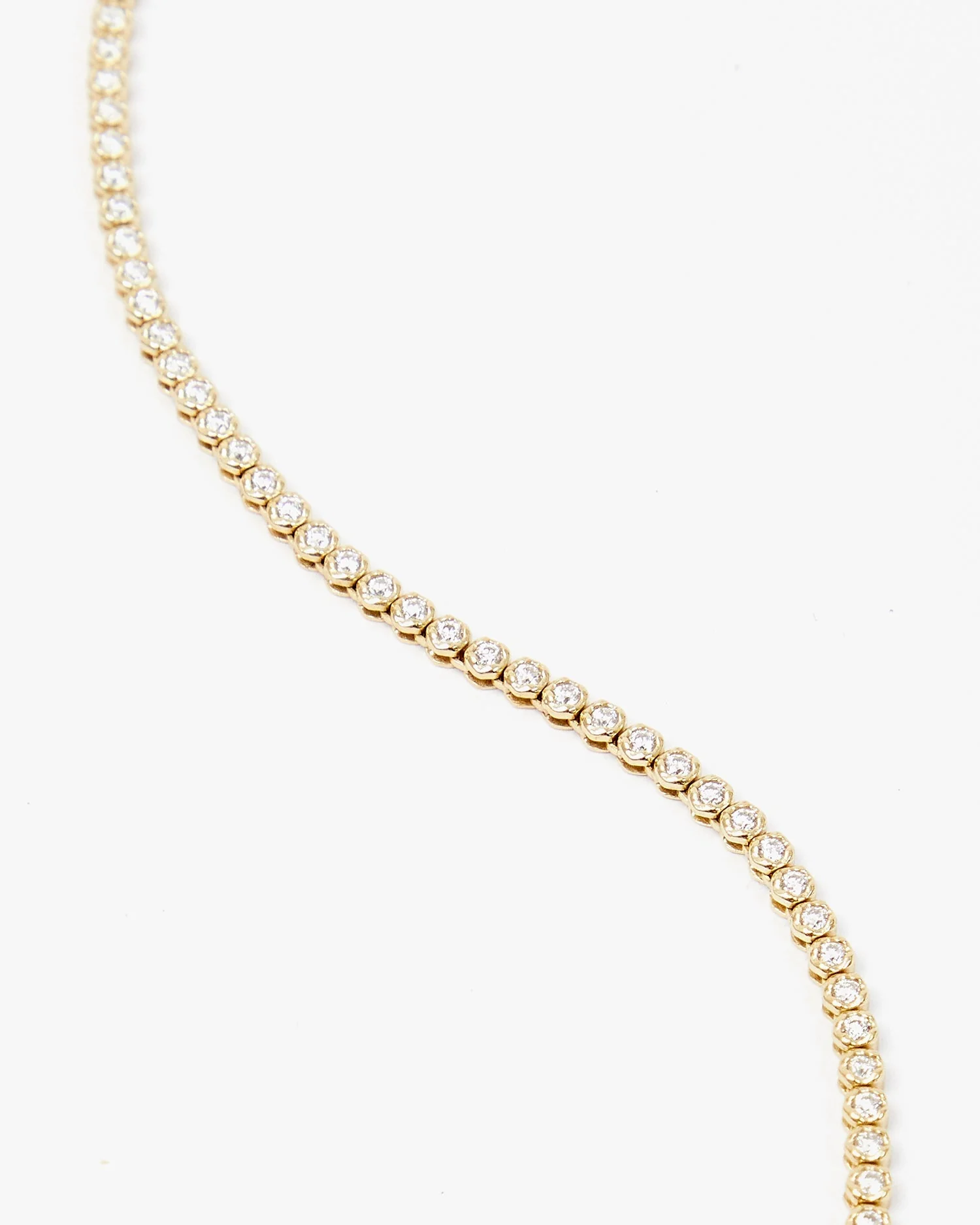 Sapphire Bezel Necklace - Image 3