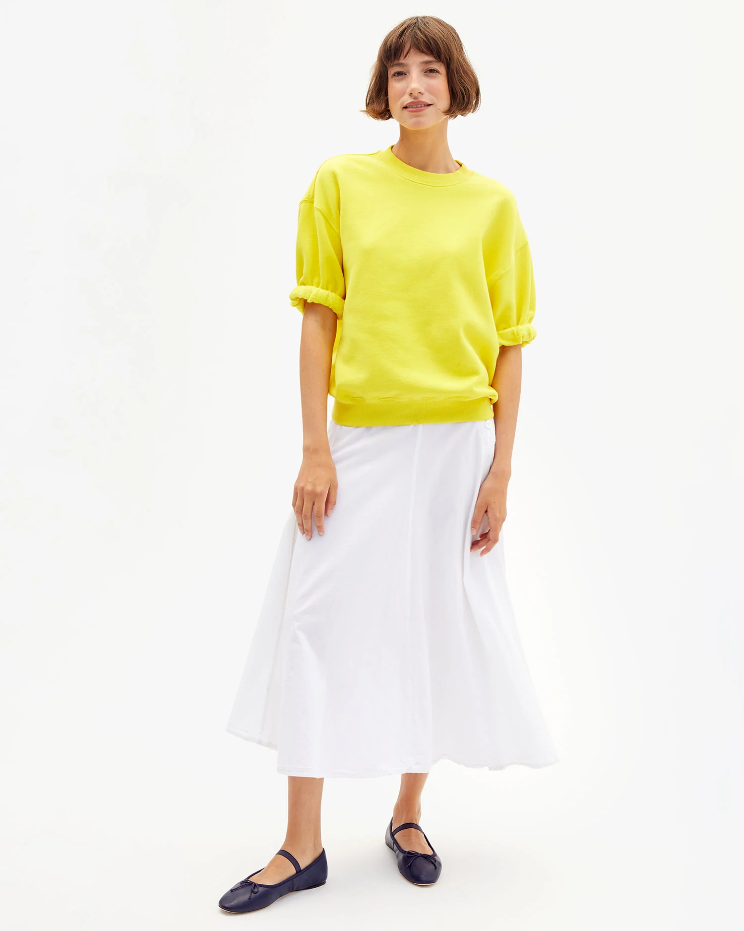 Short Sleeve Oversized Sweatshirt - Image 3