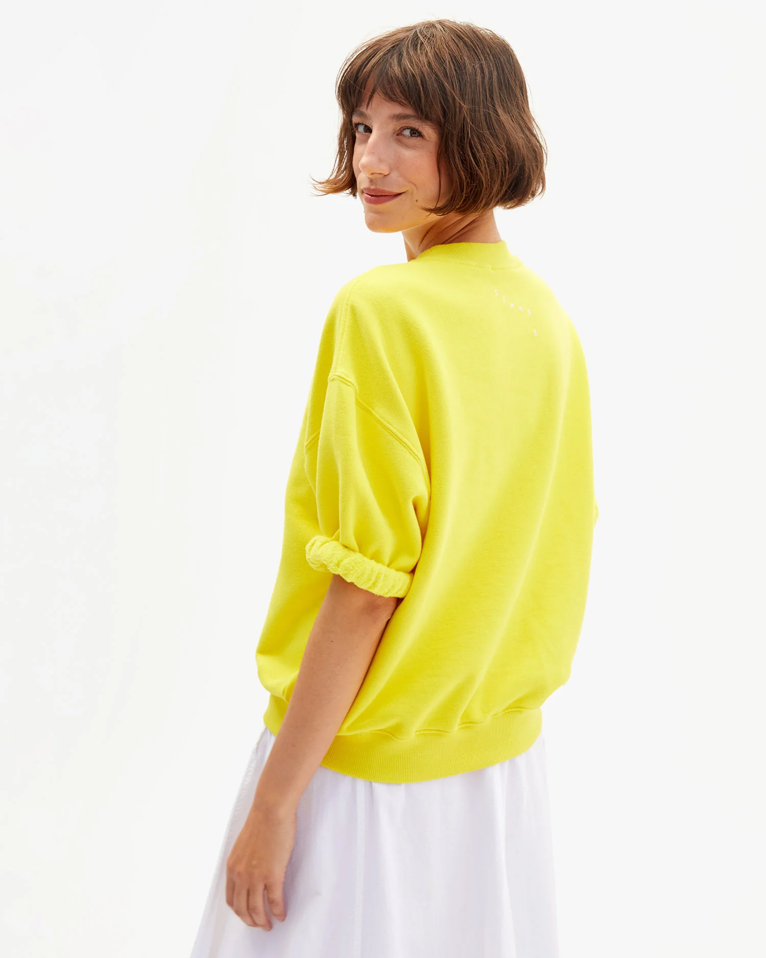 Short Sleeve Oversized Sweatshirt - Image 4