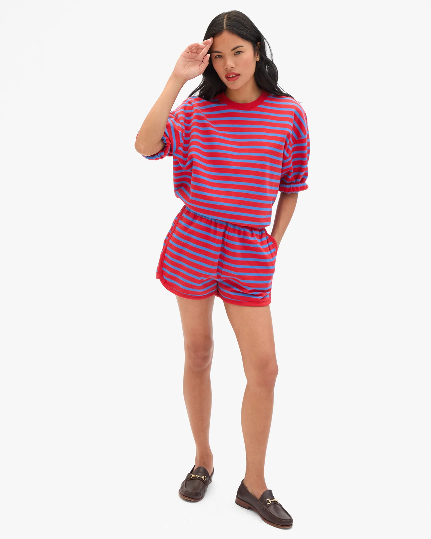 Short Sleeve Oversized Sweatshirt - Image 2