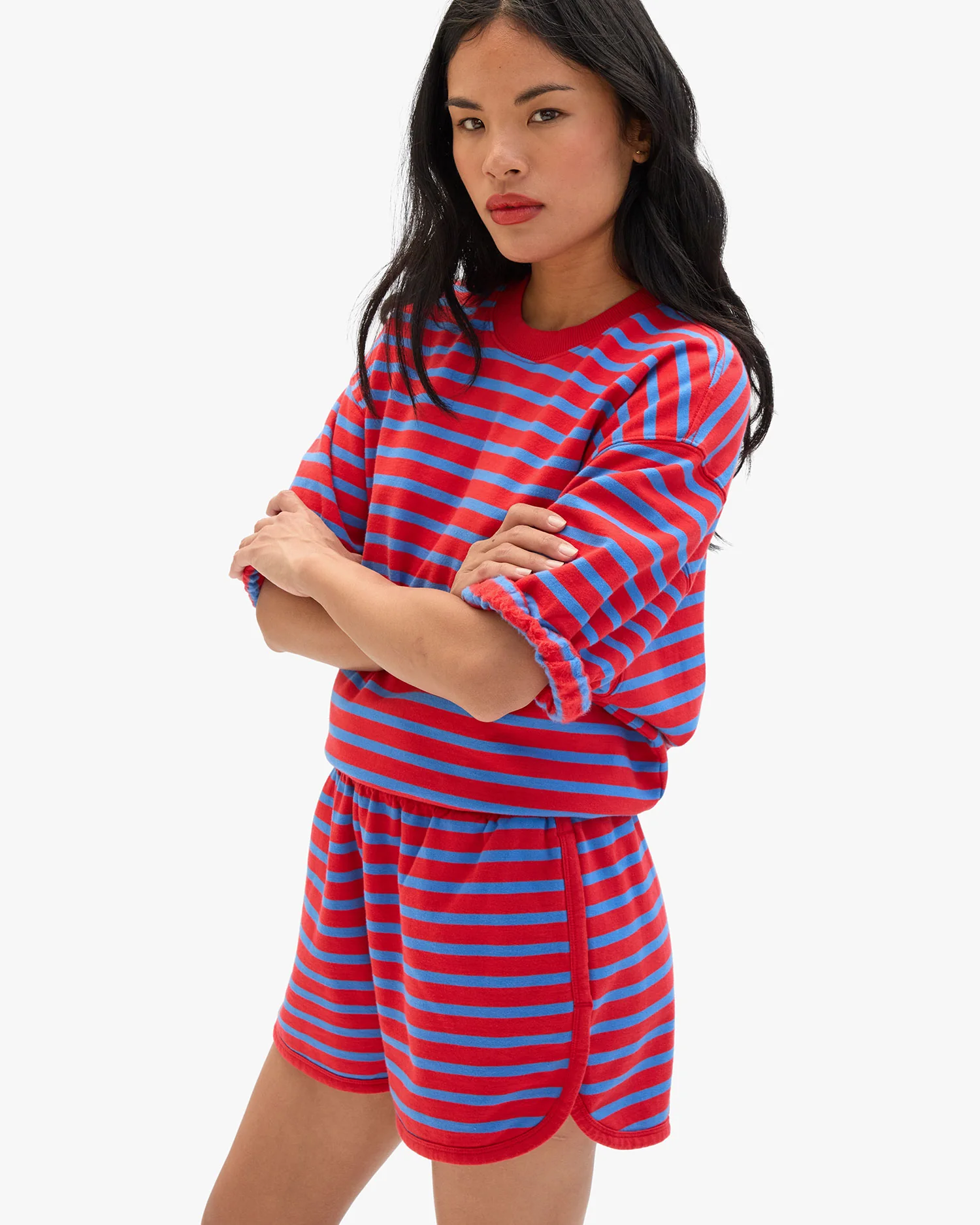 Short Sleeve Oversized Sweatshirt - Image 3